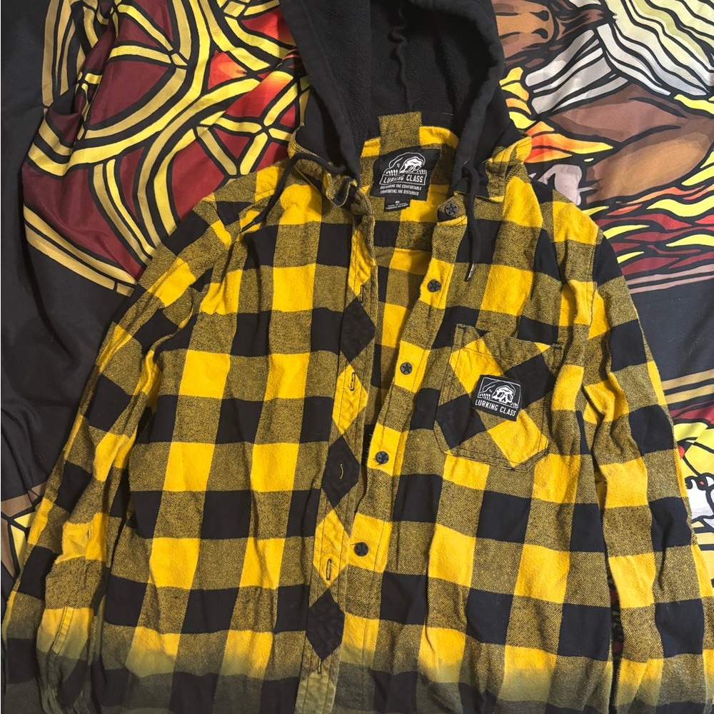 Yellow and Black Plaid Lurking Class